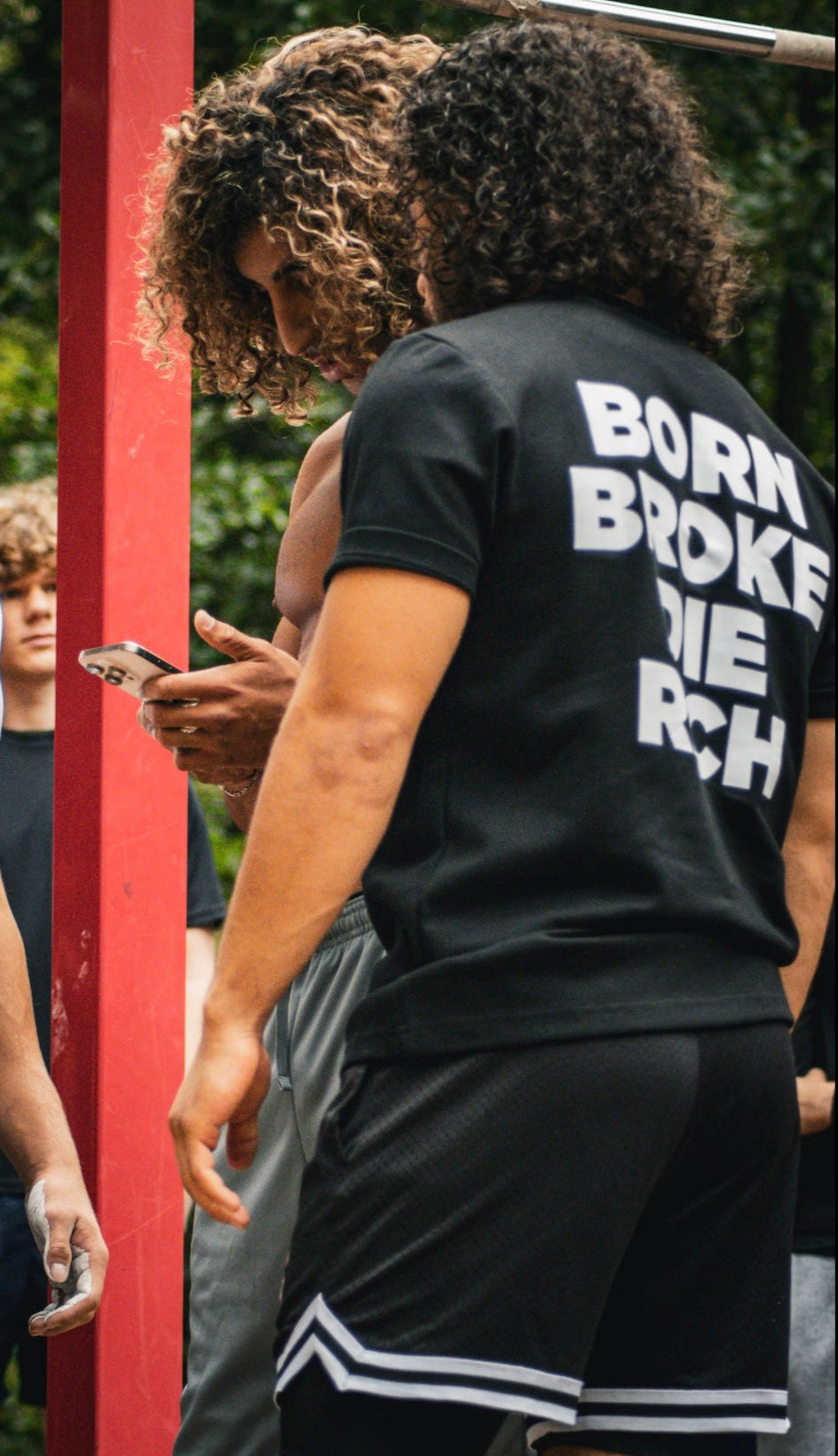 Limited Edition BORN BROKE DIE RICH T-shirt